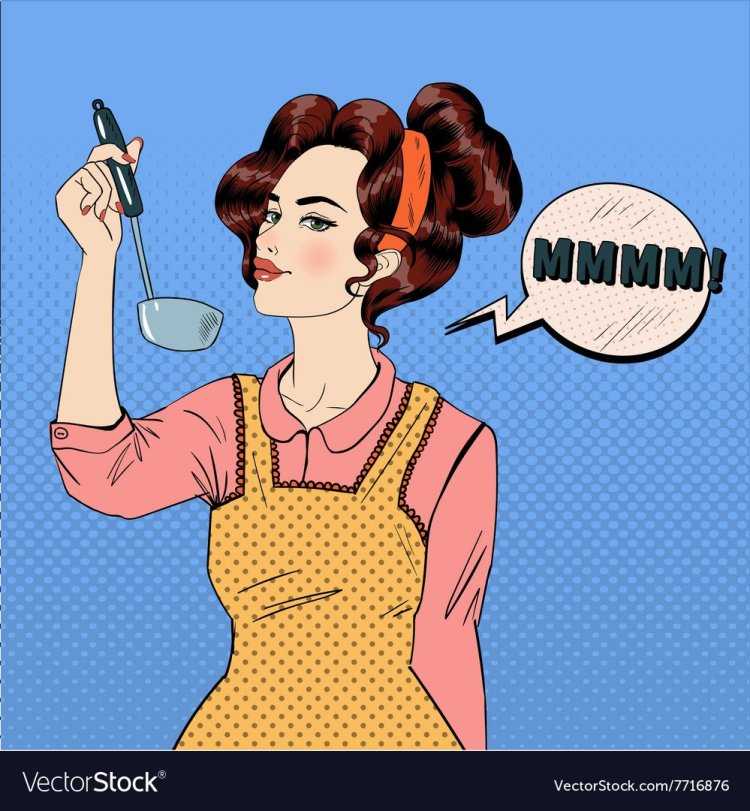 Красивая домохозяйка