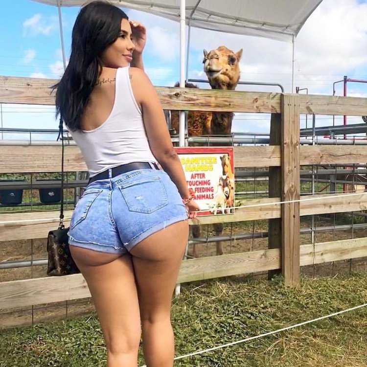 Лана Роудс в шортиках