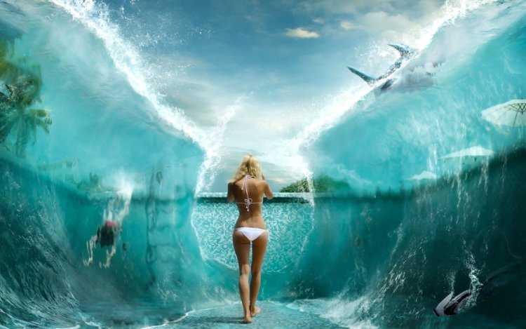 Девушка и океан