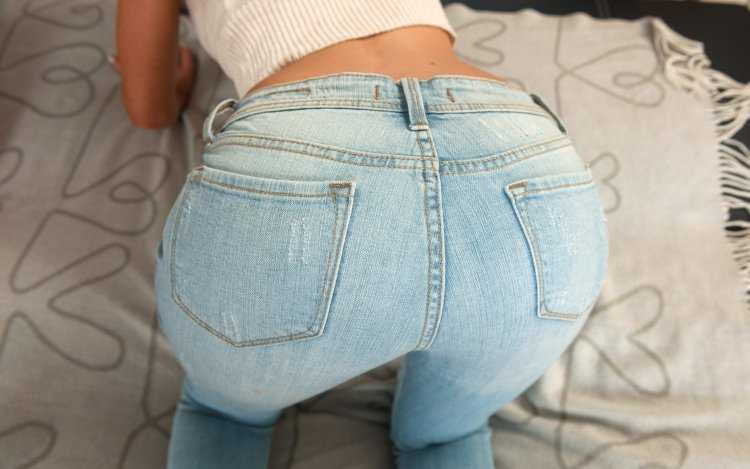 Джинсы женские обои