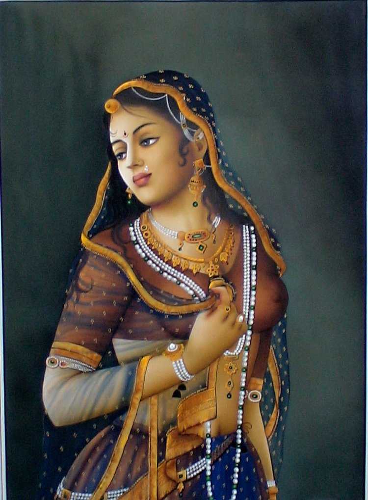 Апсары индийская живопись