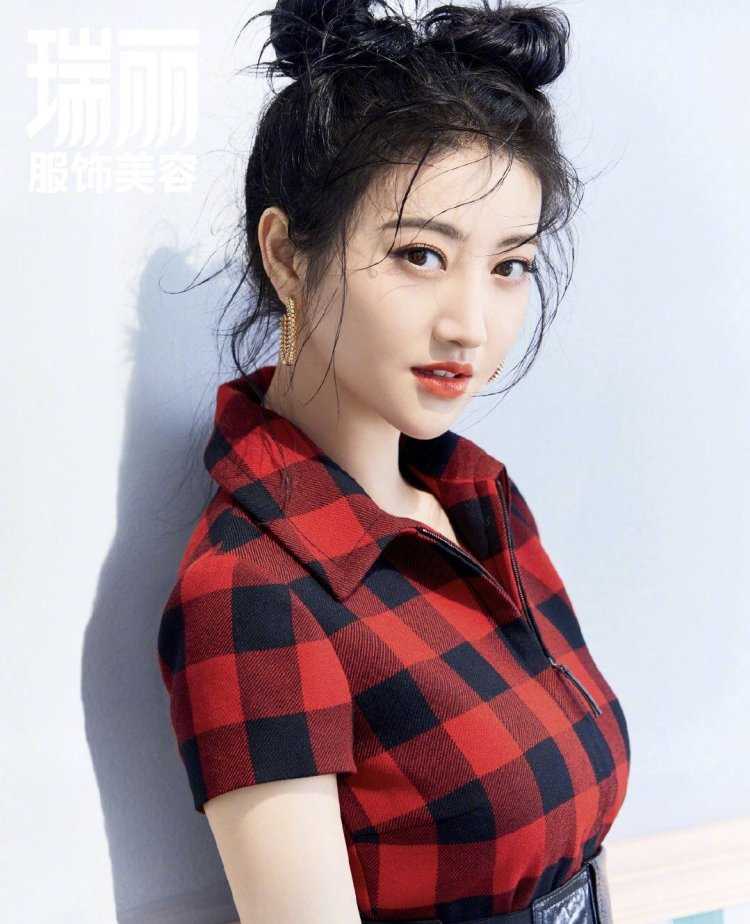 Jing Tian poses