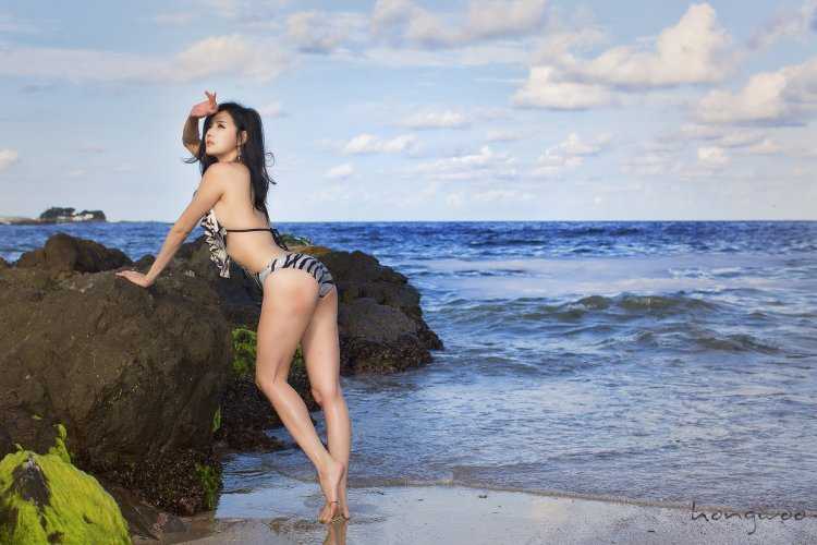 Кореянки на пляже