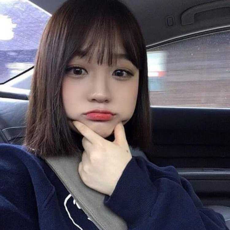 Селфи кореянок с короткими волосами