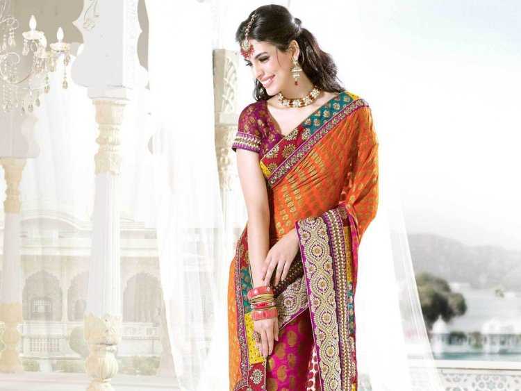 Индианка в Сари