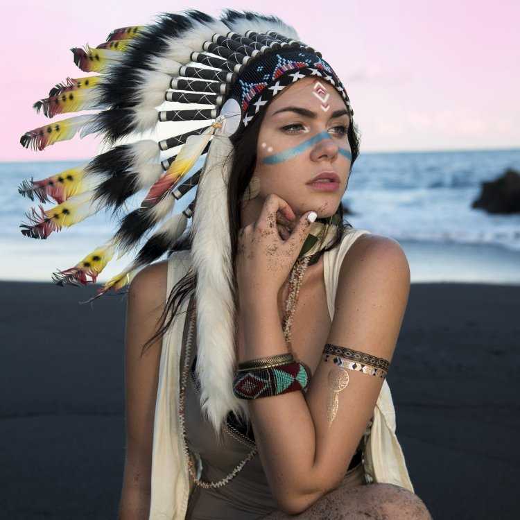 СКВО индейская женщина индейская