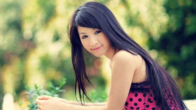 Китаянки с длинными волосами