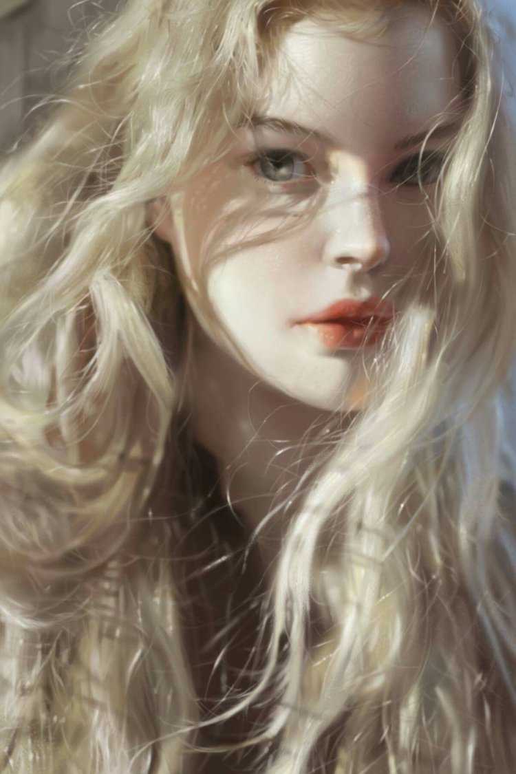 Необычные красивые лица