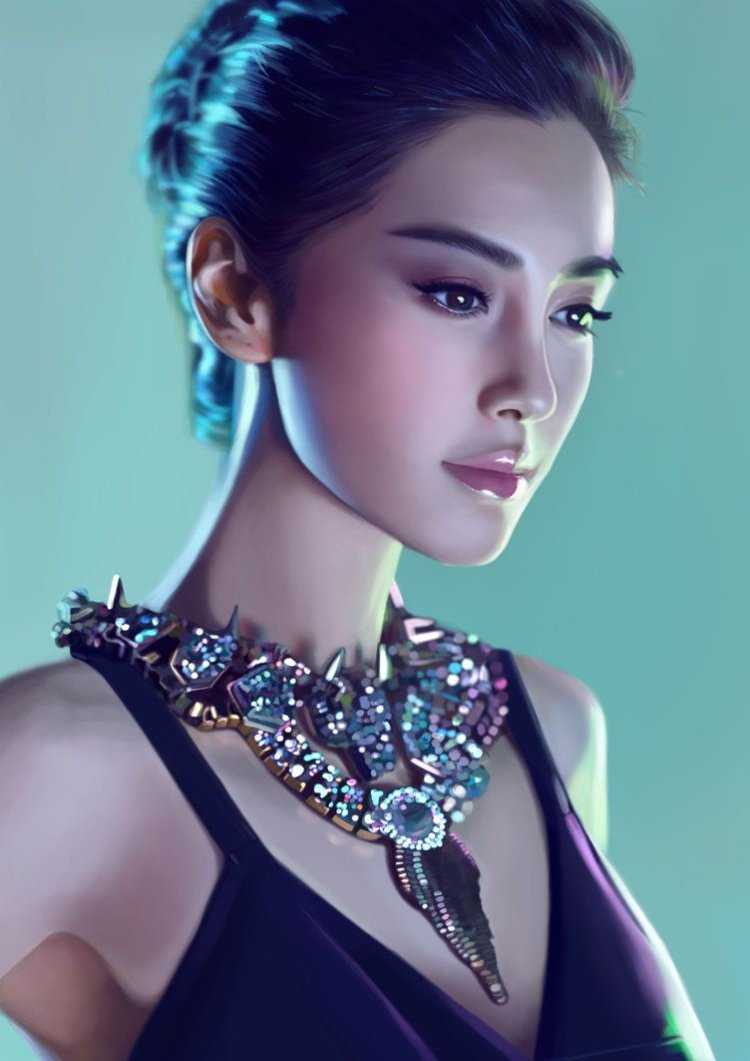 Китайская модель Анжела бейюи