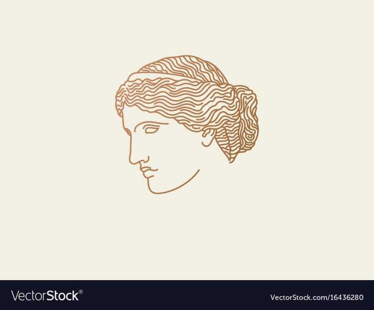 Греческие статуи одной линией