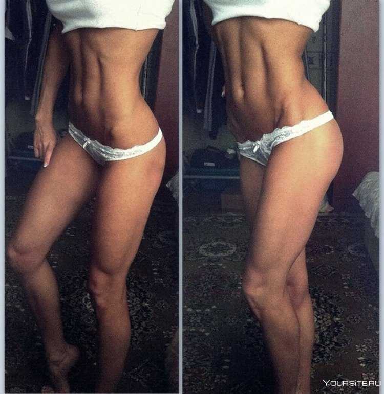 Худые ноги и накаченные ягодицы