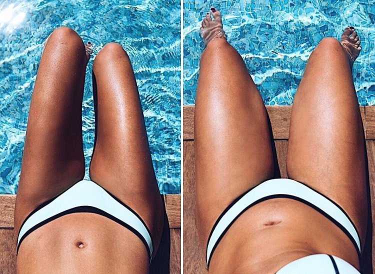 Идеальная форма женских ног