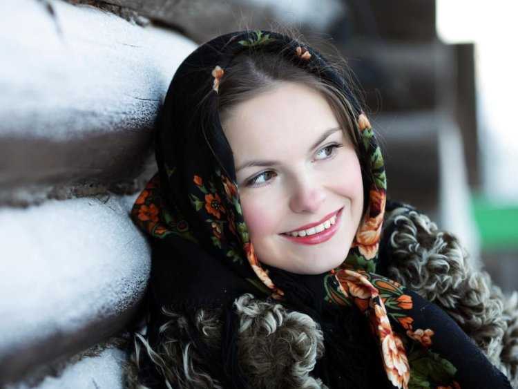 Улыбка русской девушки