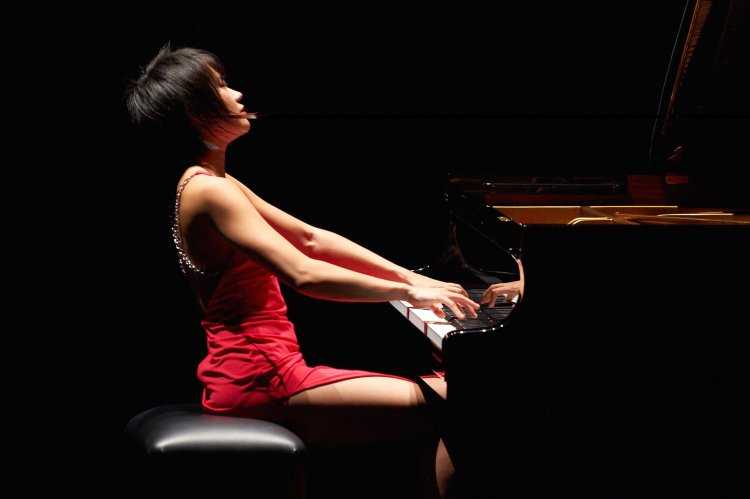 Yuja Wang в купальнике