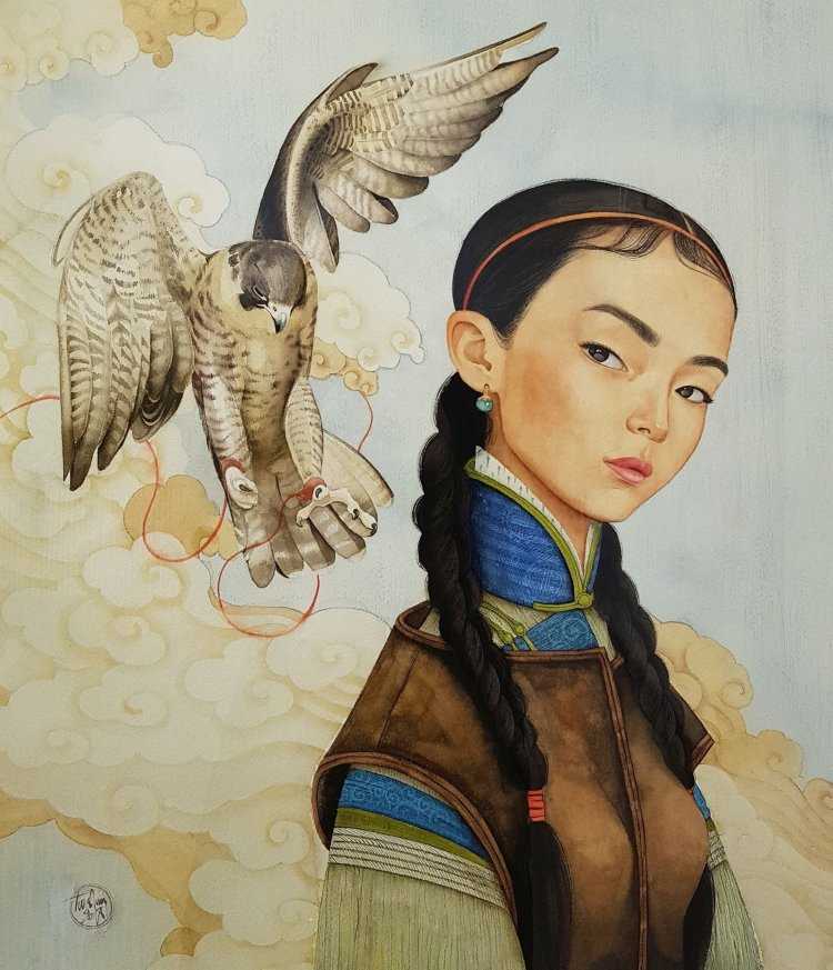 Отго художник Монголия