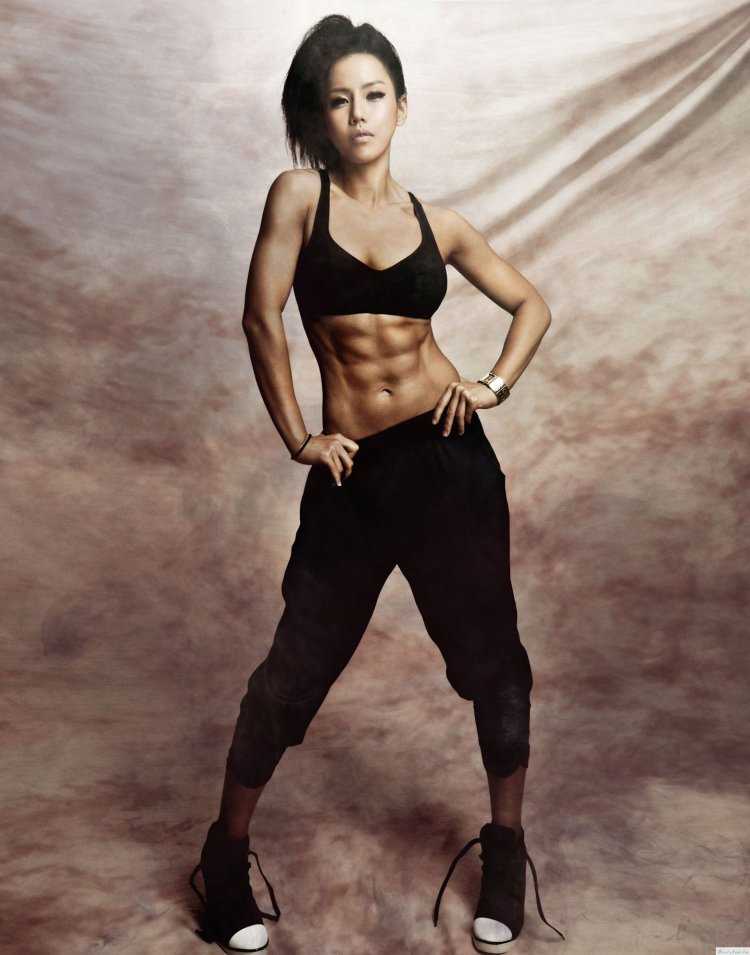 Фитнес азиатские девушки