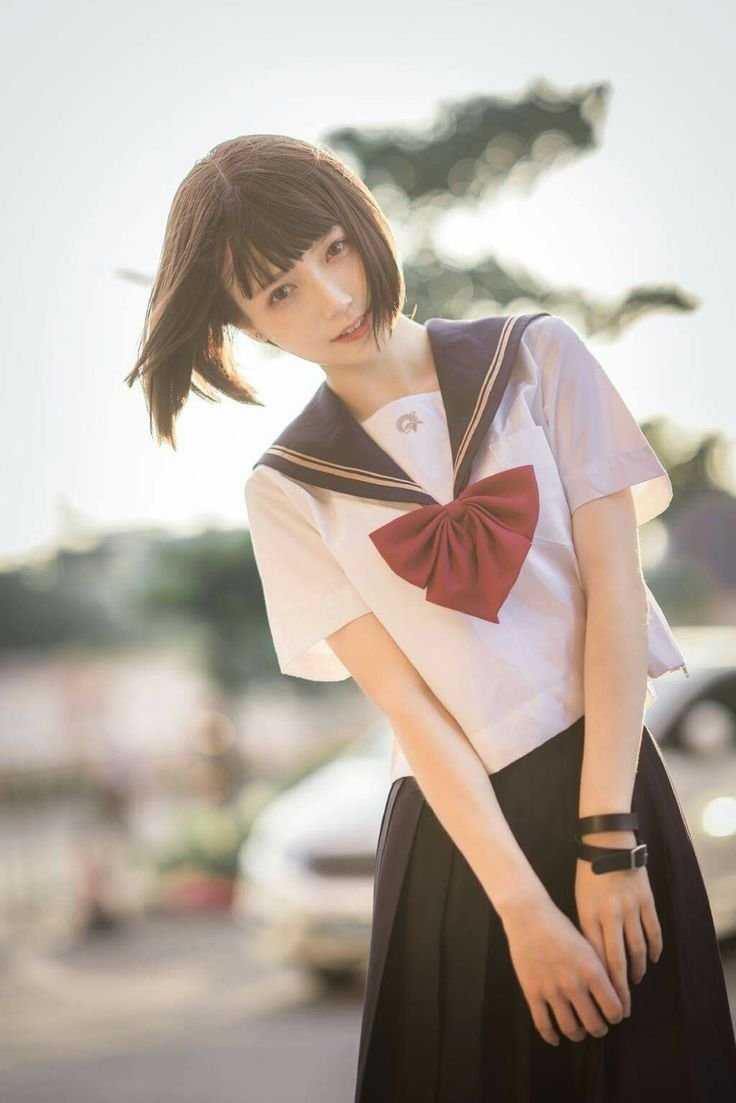 Милая японская девушка