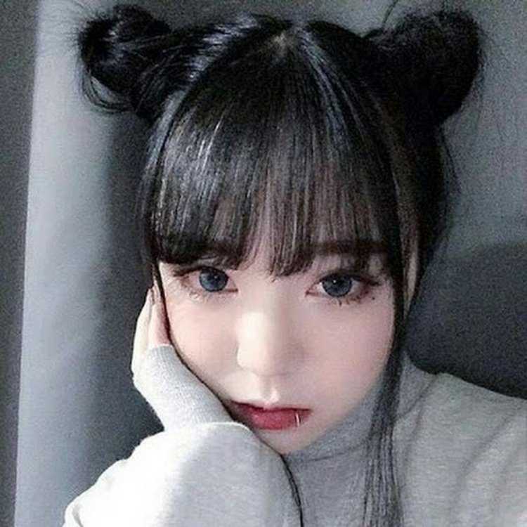 Ulzzang korean girl,с челкой