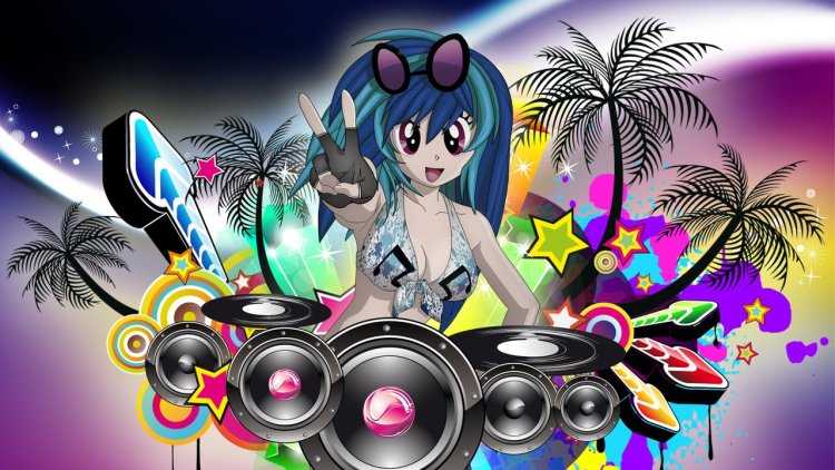 Аниме диджей девушки