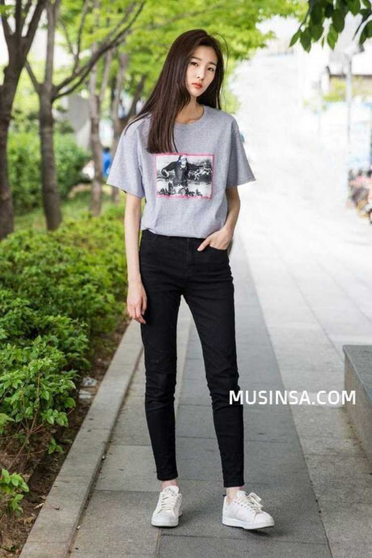 Кореянки в джинсах