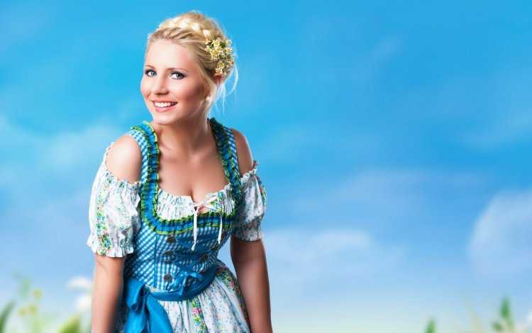 Дирндль официант Октоберфест