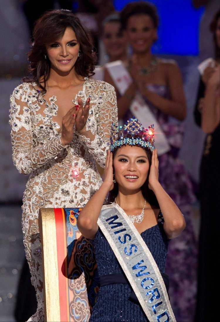 Юй Вэнься Мисс мира 2012