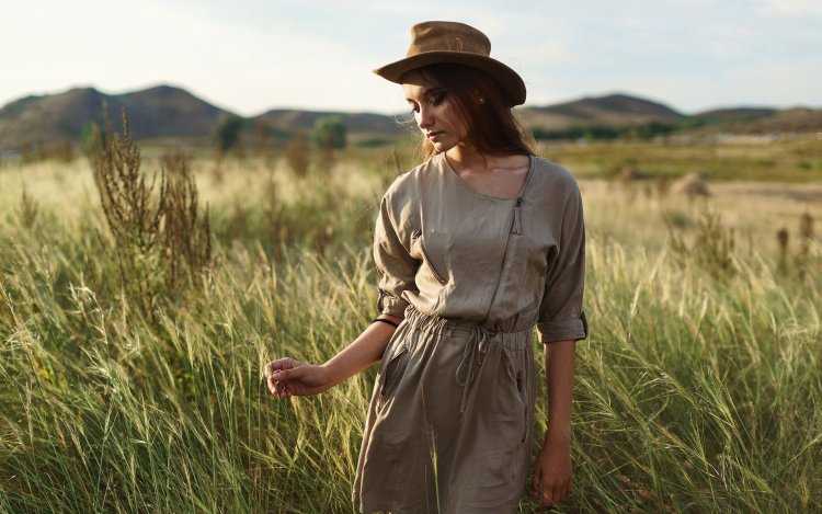 Съемка одежды на природе