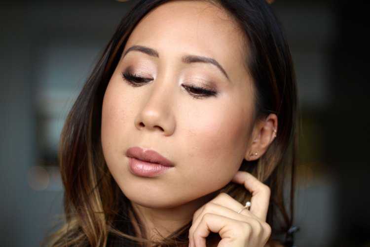 Вечерний макияж для азиатских глаз
