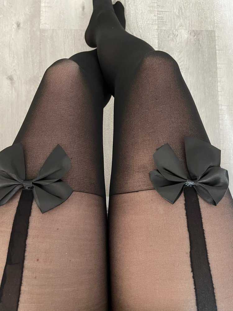 Колготки с бантиками