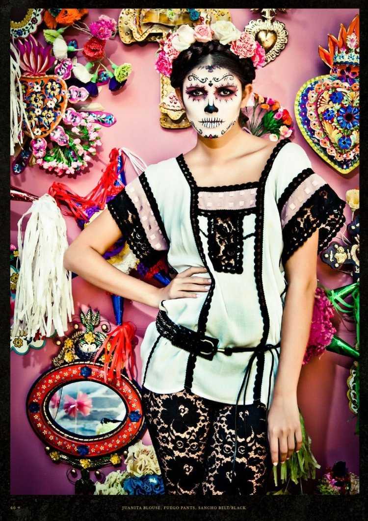 Dia de los muertos костюм