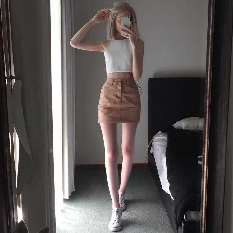 Худые девушки Эстетика