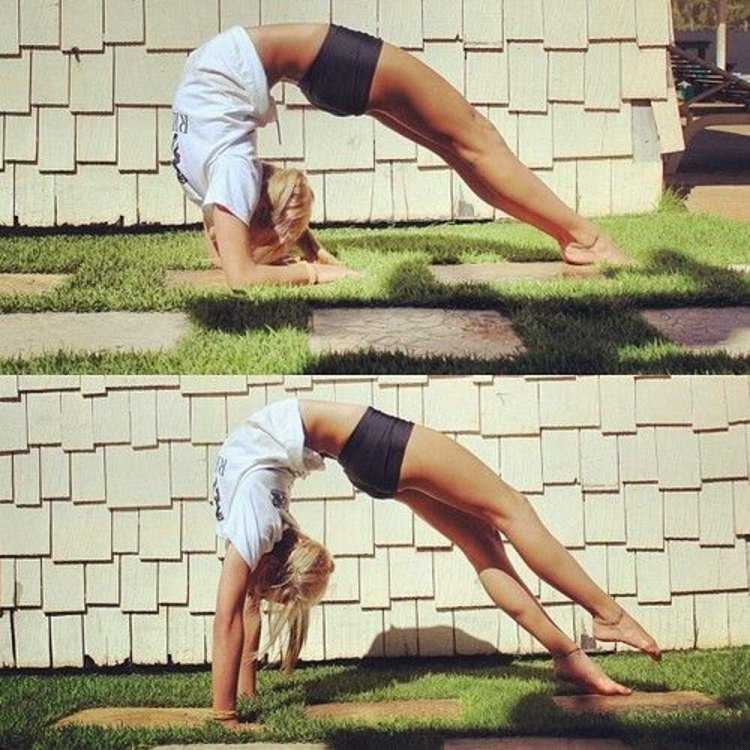 Мостик с ног