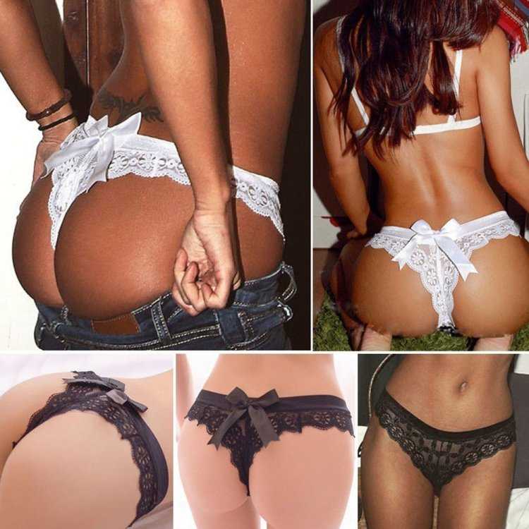 Женские трусики с бантиком
