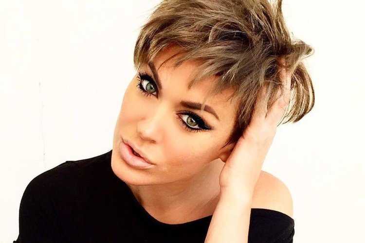 Российские звезды девушки с короткой стрижкой26