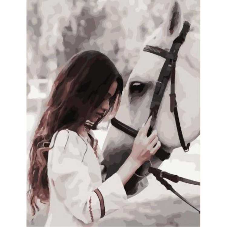 Девушка на лошади Эстетика