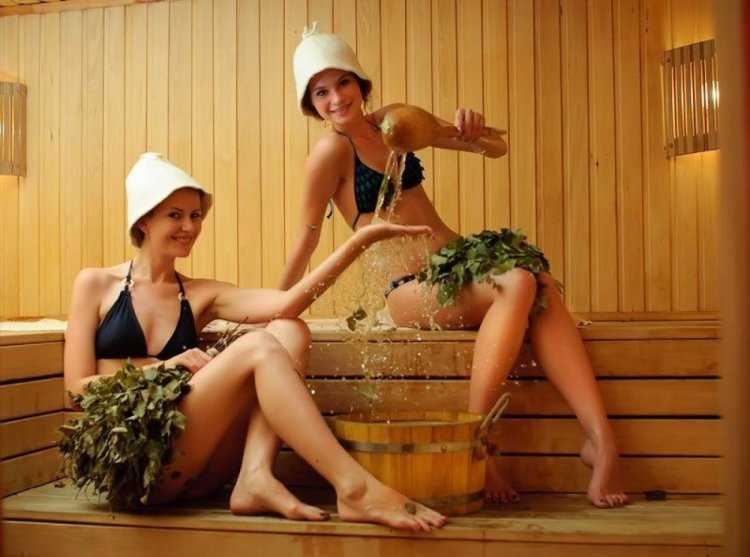 Сауна девушки