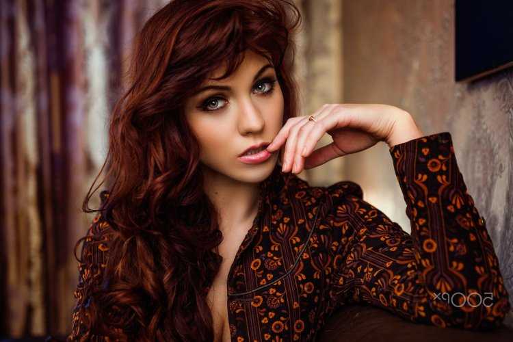 Рыжие кареглазые