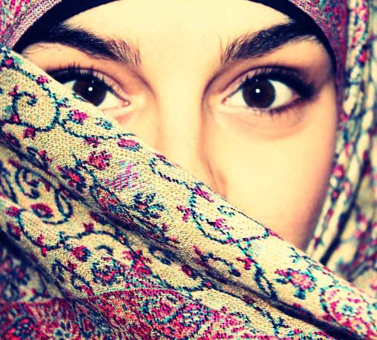 Таджичка в хиджабе