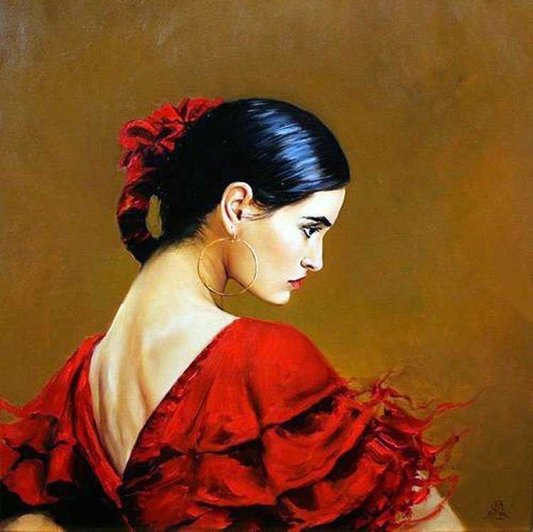 Платье в стиле Кармен