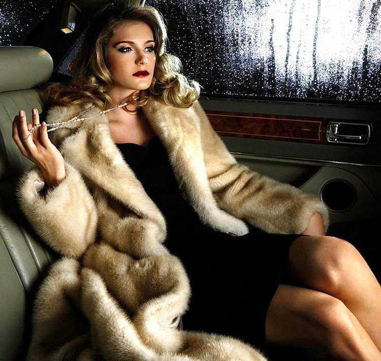 Шуба норковая fur Fashion industry