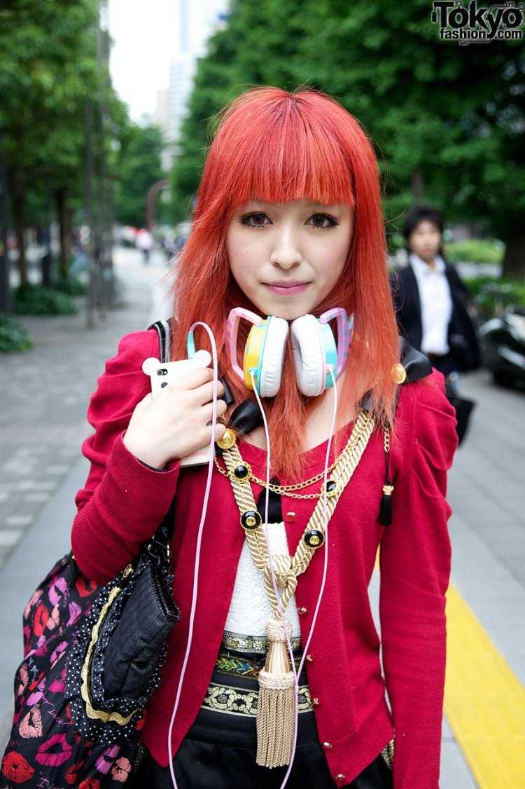 Япония волосы мода