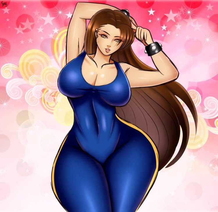 Chun li попа