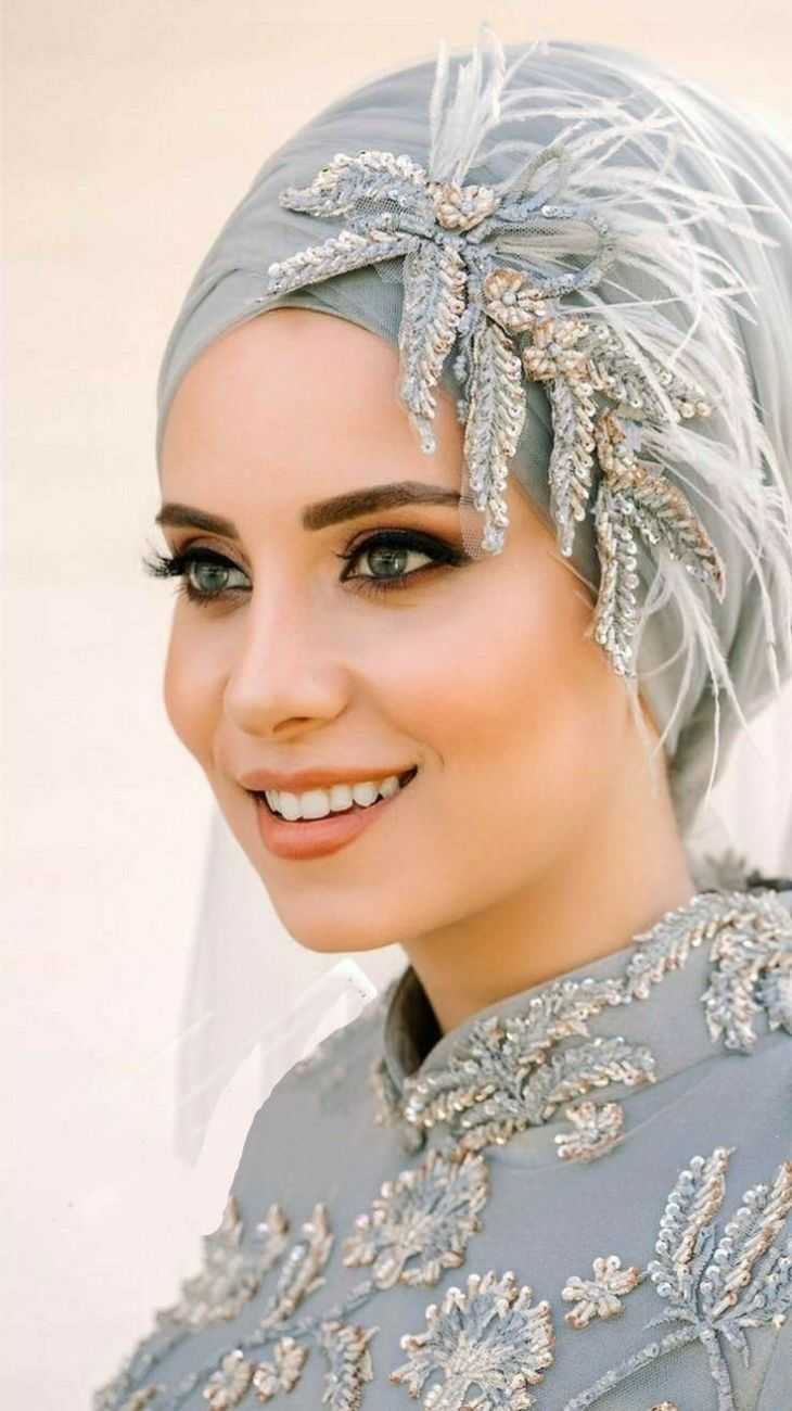 Свадебный тюрбан хиджаб