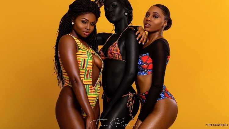 Королева тьмы - Ньяким Гатвех - модель из Южного Судана