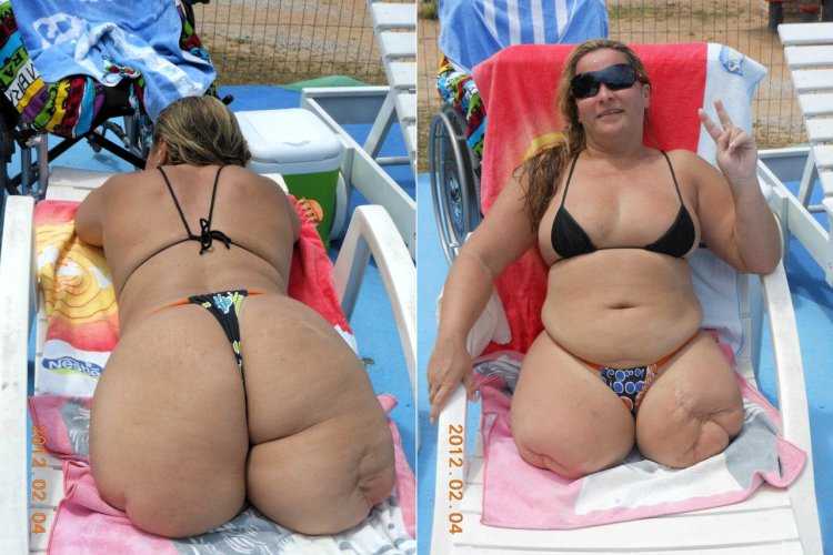 Крупные половые губы толстушек