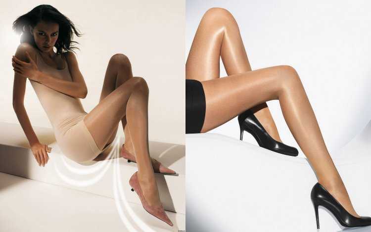 Девушки в колготках телесного цвета