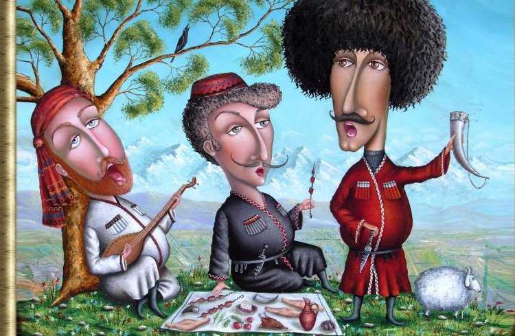 Грузинский художник Зураб Мартиашвили