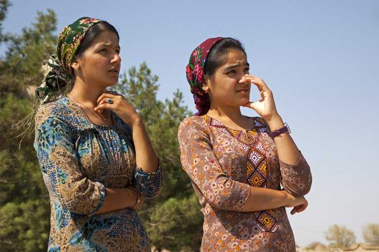 Туркменские женщины в селе