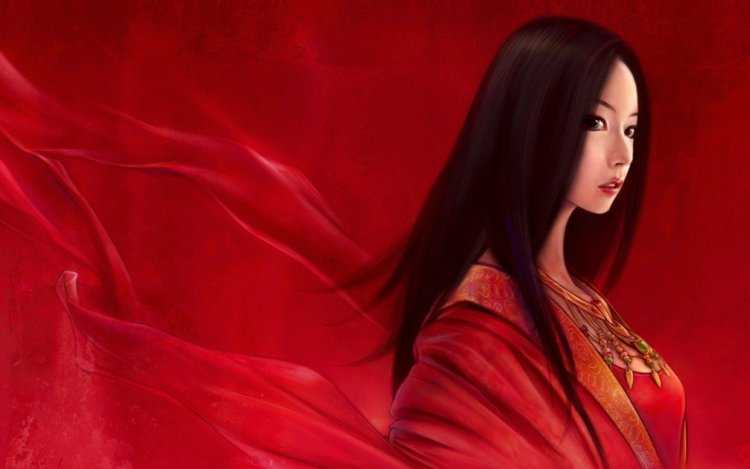 Девушка в Красном фэнтези