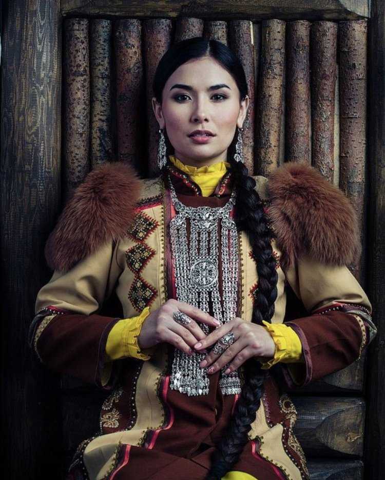 Лицо монголки